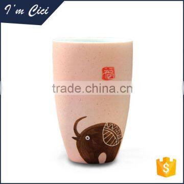 Wholesale cute pattern ceramic tea mug CC-C085