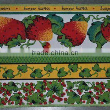 colorful design printed, good quality with cheap price door mat