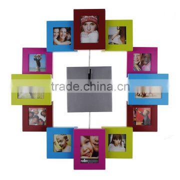 photo frame wall clock