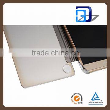 2016 Luxury Electroplate Clear View Smart Flip Leather Mirror Case for Huawei Ascend Mate 7 Mobile Accessories China Supplier photo-6