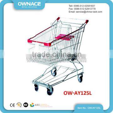 125L Asian Style Folding Shopping Cart Shopping Trolley