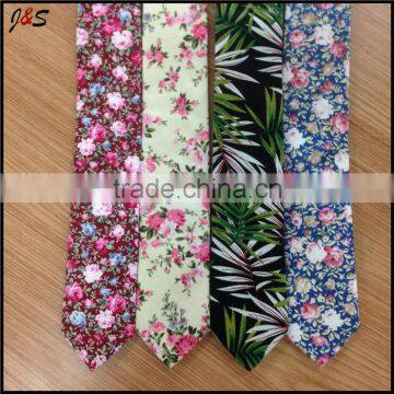 New Fashion High Quality Custom Cotton Skinny Ties