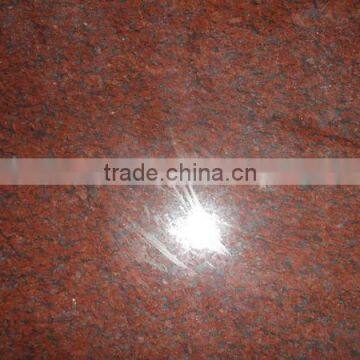 India Polished Imperial Red granite slabs