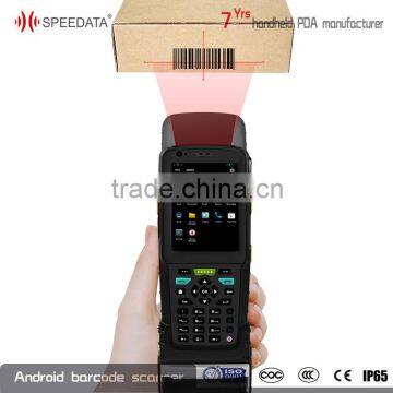 portable handheld built-in thermal printer pda with barcode reader for warehouse keeper