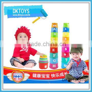 Play And Learn Stacking Blocks Baby Toys Plastic Cup Stacking