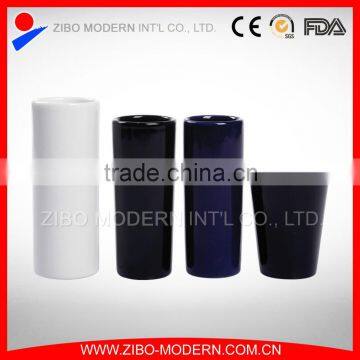 coloured ceramic shot glass