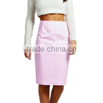 Stylish Lady Women's New Fashion Sexy Slim Shiny PVC PVC Pencil Skirt