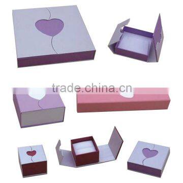 Custom design Paper jewelry boxes for ring / necklace / bracelet / pendant