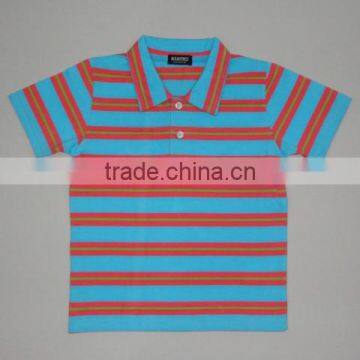 Child clothes, kid strip polo shirt, kids clothing no minimum