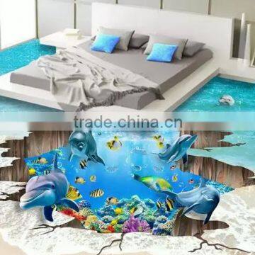 Vivid 3D PVC Floor Covering for Indoor Usage