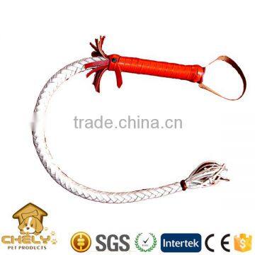 Cheap Horse Equipment Braided Whip Durable Hemp Rope Soft Handle