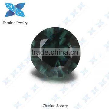 wuzhou zhanhao rough loose stone round brilliant cut 152# synthetic spinel