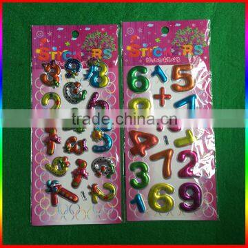 Custom Number 3D Blister Cartoon Stickers photo-4