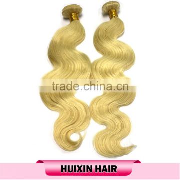 Brazilian Virgin Hair Weaves Unprocessed Blonde 613 Body Wave 7A Grade Human Weave Brazilian Virgin Hair