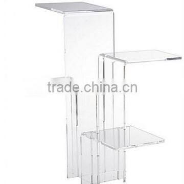 Tiered Acrylic Display Riser with 4 Platforms