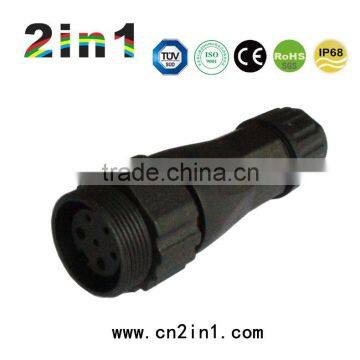 260B 2+4Pin IP68 Soldering Electric Cable Wire Waterproof Connector photo-2