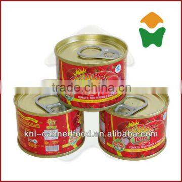 Low Price Canned Tomato Paste 70gX50tins