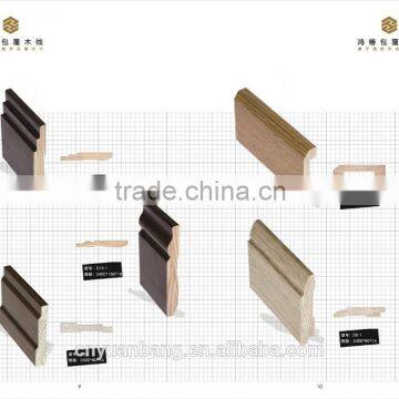 pvc MDF moulding/ paper coated mouldin pvc coated