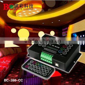 Bincolor with IR remote rgb led controller 12-24v