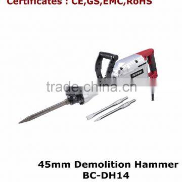 GS approved 1500W portable electric demolition hammer