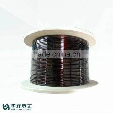 Fiber glass covered flat wire