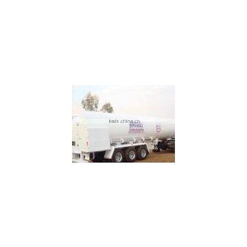 Carbon dioxide gas transport truck tank