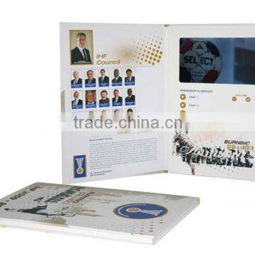 Hot Sale 10 Inch Blue Picture Video Lcd Business Card Video Brochure for Advertising photo-4