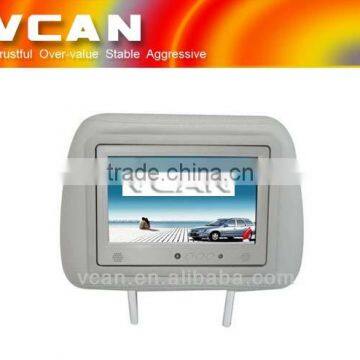 VCAN 0824 7 inch Android4.0 Taxi headrest Advertising player with 3G / Wifi / boday sensor tv in car headrest