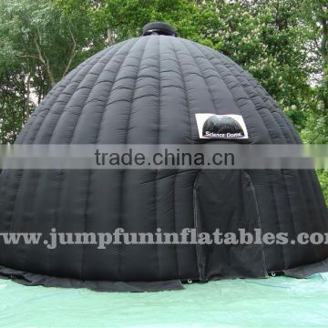 JFIT-706 Inflatable Science Dome black dark Inflatable Dome Tent,Projection Inflatable Dome Igloo for selling