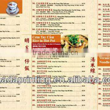 Concise Food Or Beverage Menu