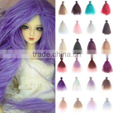 Wholesale 15cm Afro Curly Hair Piece for Doll Wig photo-6