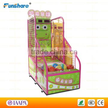 Funshare amusement park equipment kids mini street basketball arcade game machine