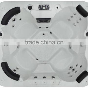 7 people indoor massage hot tub with tv