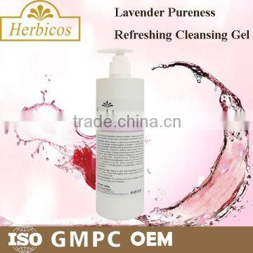 Lavender Refreshing Facial cleanser , Bamboo Whitening Cleanser for oily skin ,