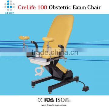 Two sections electric obstetric exam bed