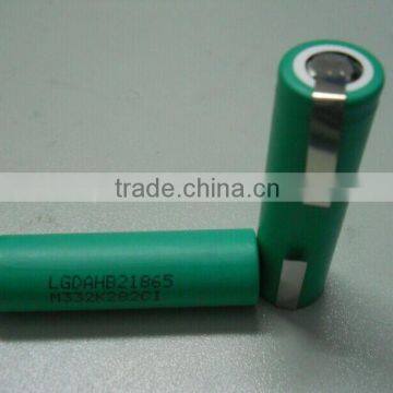 LG HB2 ICR18650HB2 1500mah high power 30A discharge with tabs