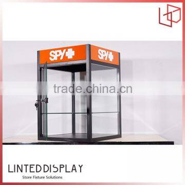 LTD New design SPY+ sunglass glass display cabinet