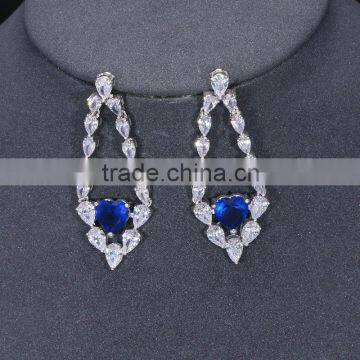 Zircon fashion earring necklace earring sets wedding earring