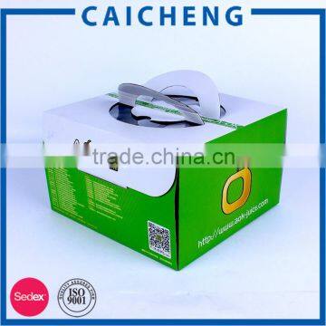 Recycled Materials Feature and Hand-held Kraft Paper Cake Box photo-6