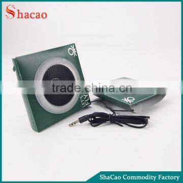 Creative Green Paper Foldable Protable Mini Speakers