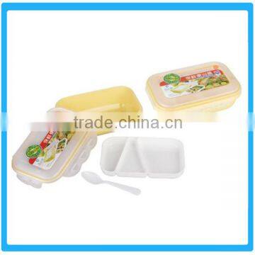 Hot Selling Rectangle Riffle Bento Box Advertising Lunch Box Food Containers Plastic