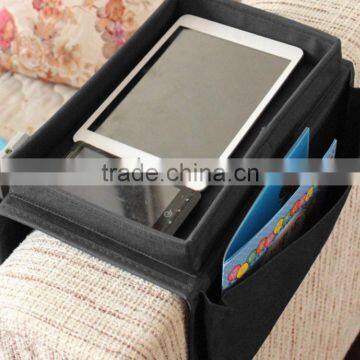 5 Pockets Sofa Chair Settee Couch Table Top Arm Rest Organizer Tray Storage Bag photo-5