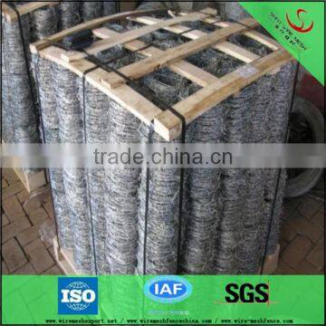 Tuv Certification And Iso9001 Galvanized Barbed Wire ( Within 13 Years Exporting Experience)