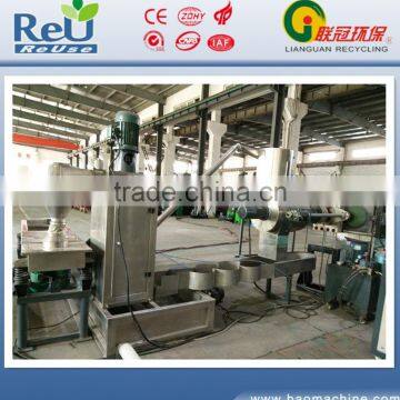 twin-screw die-face hot cutting wpc pelletizing line