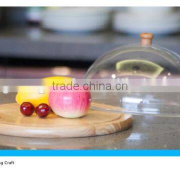 High Quality Wood Bread Tray With Handle,Wooden Food Tray,Bread Storage Tray