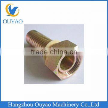 Brass NPT/BSPT Hydraulic Hose Straight Adapter Fittings