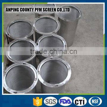 High Efficiency Cylindrical Stainless Steel Filter Cartridge