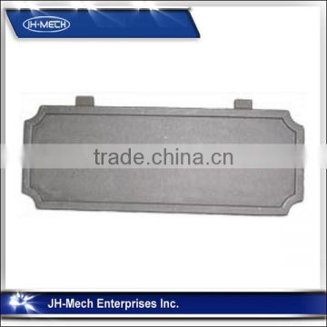 Good Surface Finishing Aluminum Sand Casting Large Plaque Tabs