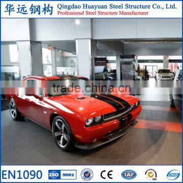 In UAE Structural Steel Pre Engineered 4S Car Exhibition Center for Sale