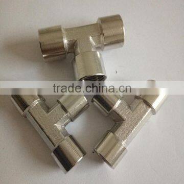 BSP,NPT Male and Female ,forged T-type Brass Connector,manifold Connectors 1/4 1/2 photo-3